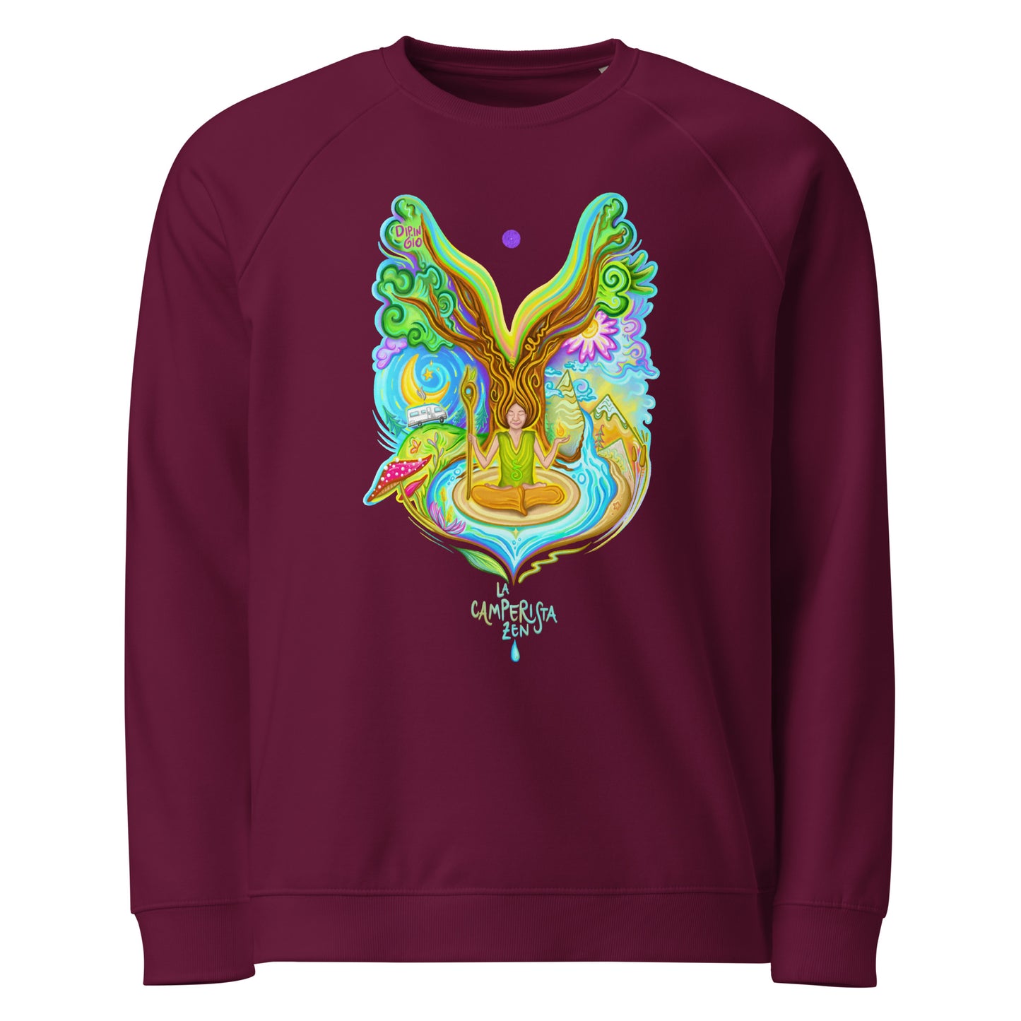 Felpa "La camperista zen" organico unisex