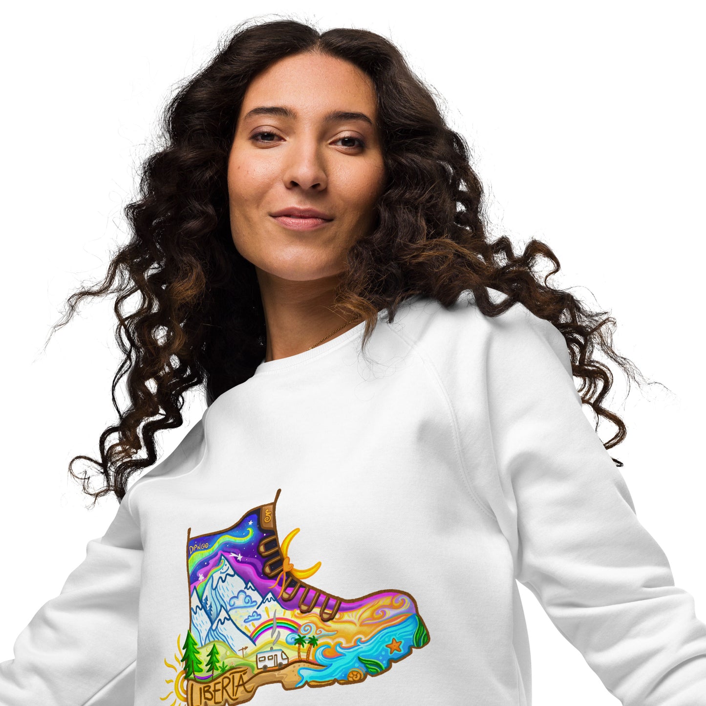 Felpa "La scarpa della libertà" senza cappuccio